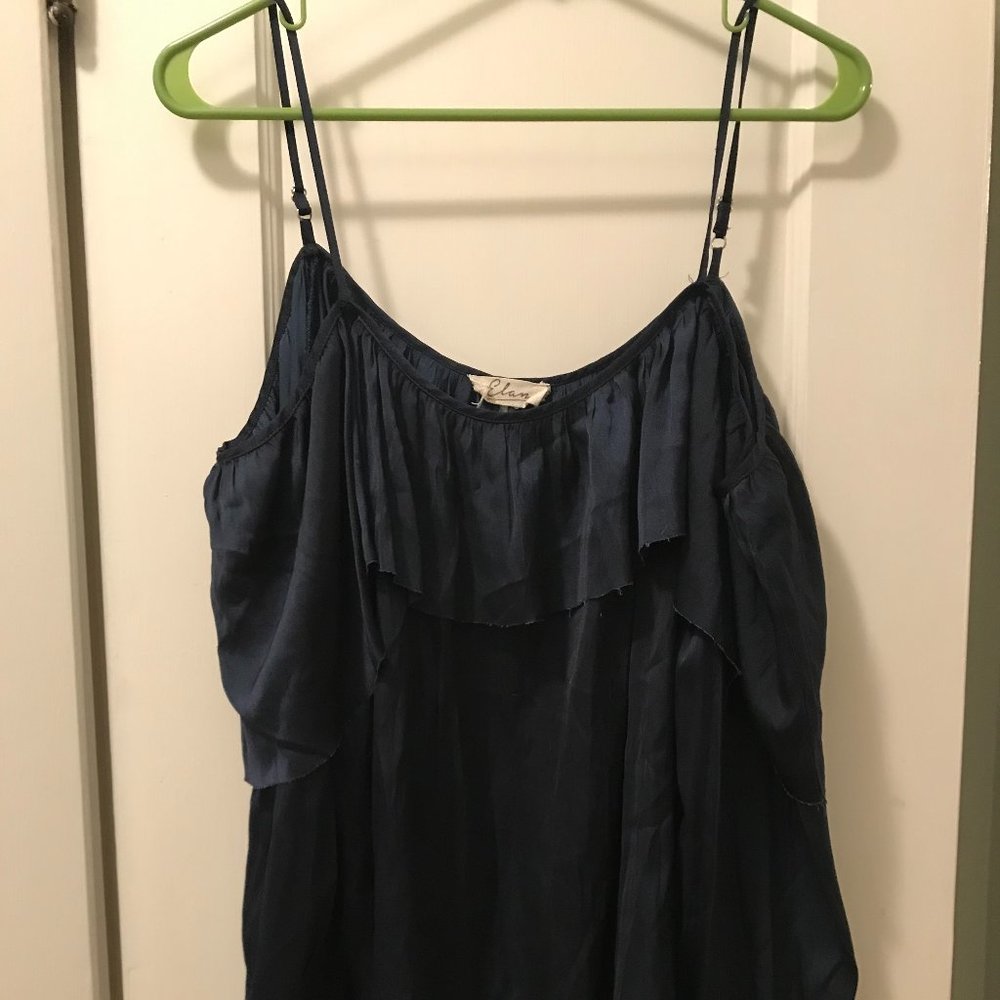 Elan shoulderless blouse
